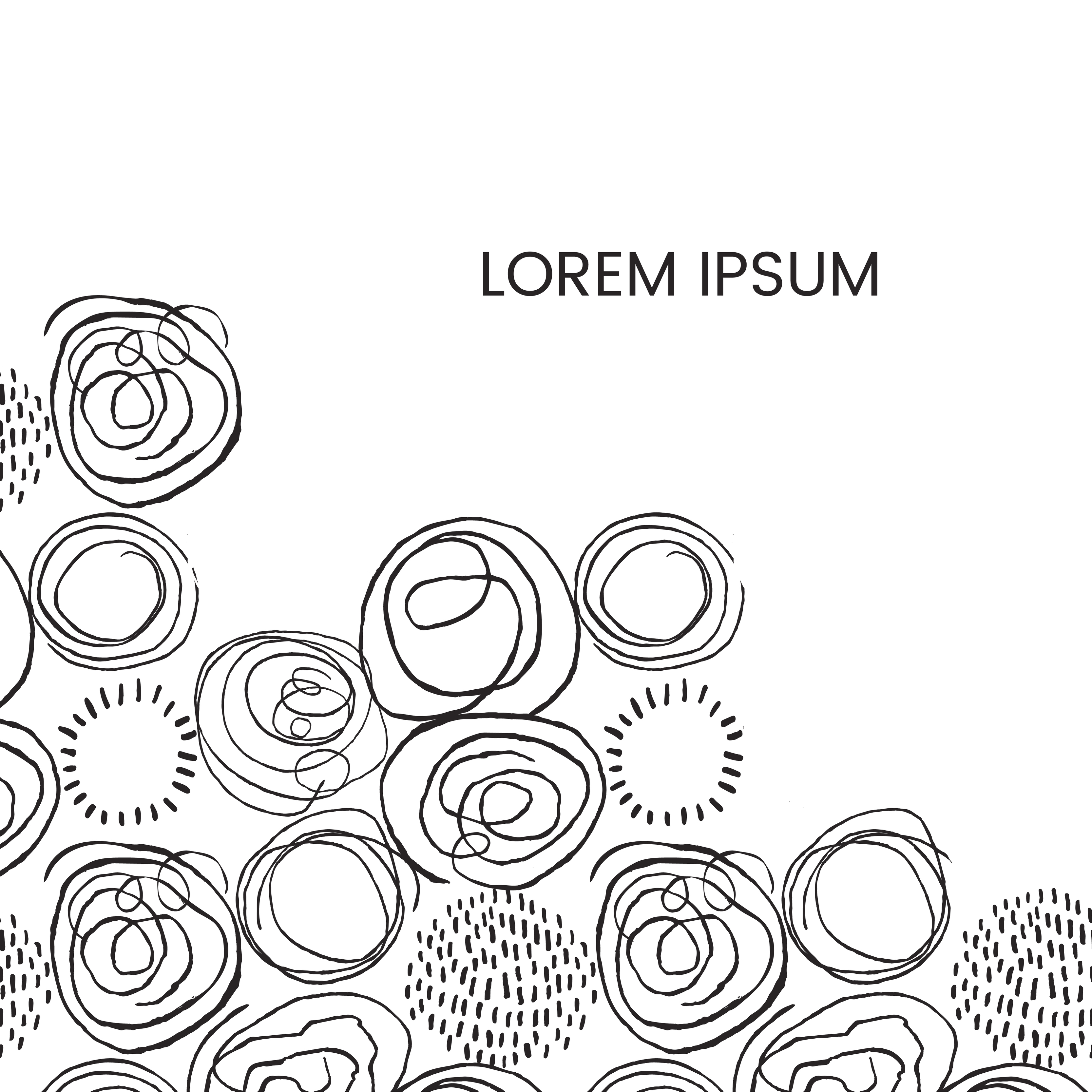 Hand draw frame abstract template 5172670 Vector Art at Vecteezy