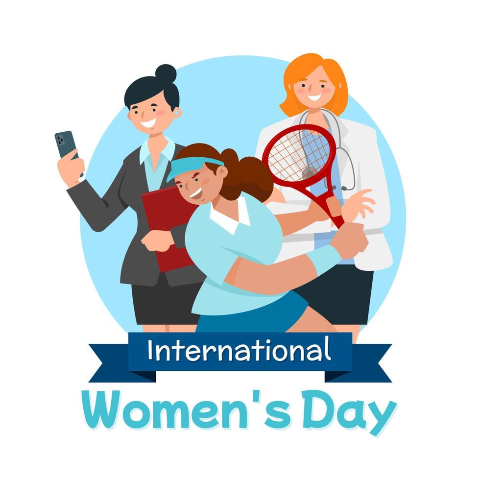 dia internacional de la mujer vector
