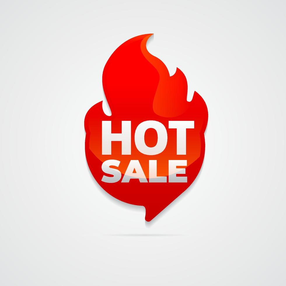 Hot sale label sticker vector illustration template banner design elemant for media promotion in marketplace