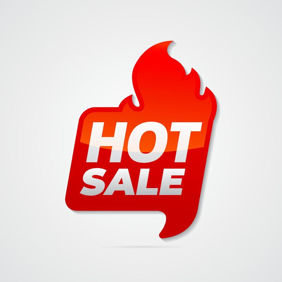 Hot sale label sticker vector illustration template banner design elemant for media promotion in marketplace