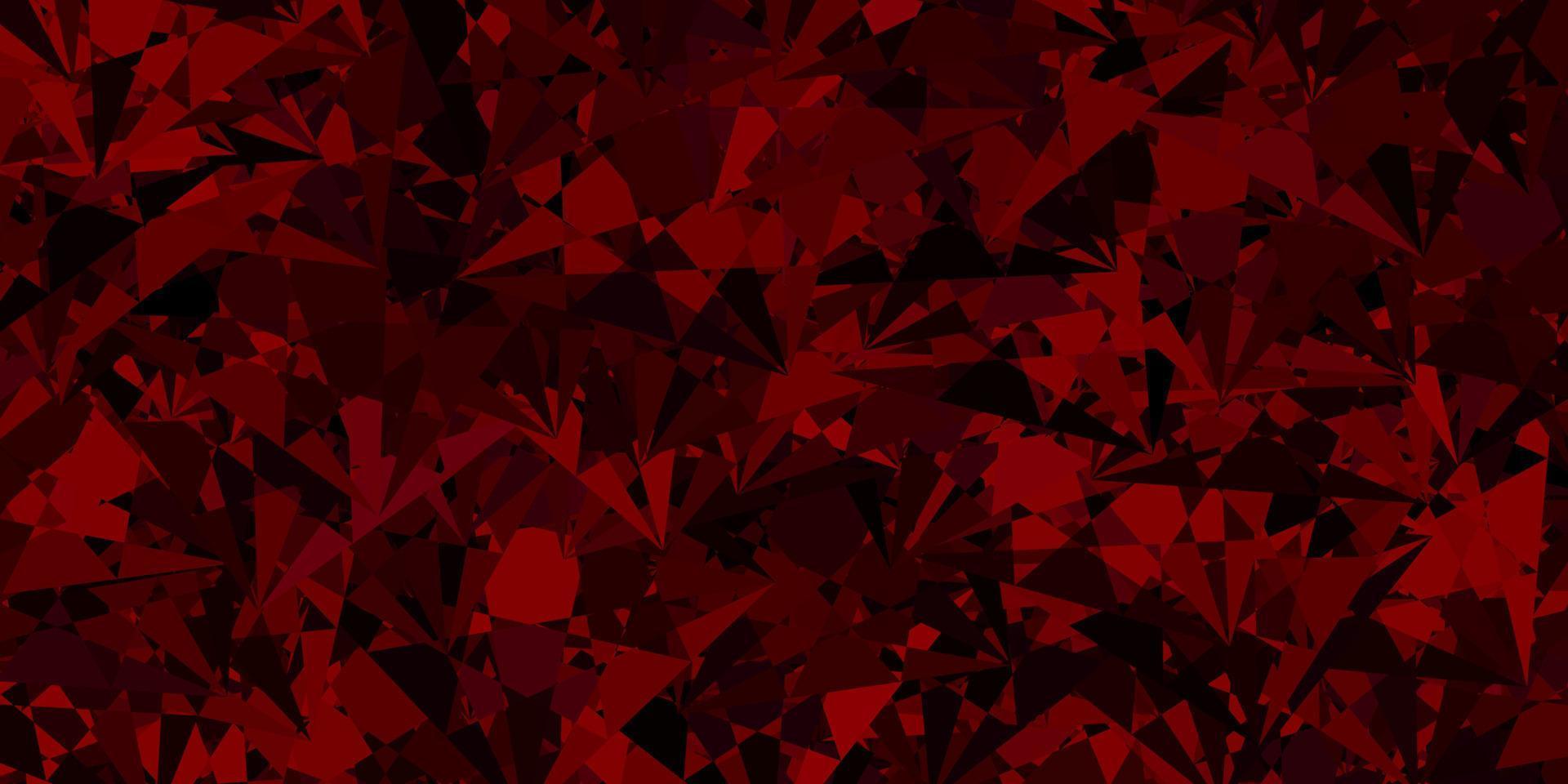 Dark Purple, Pink vector texture with random triangles.