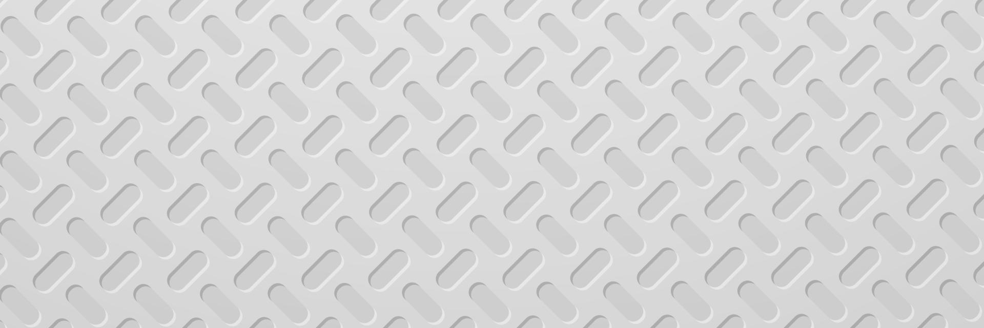 banner Abstract geometric white and gray color background vector illustration.