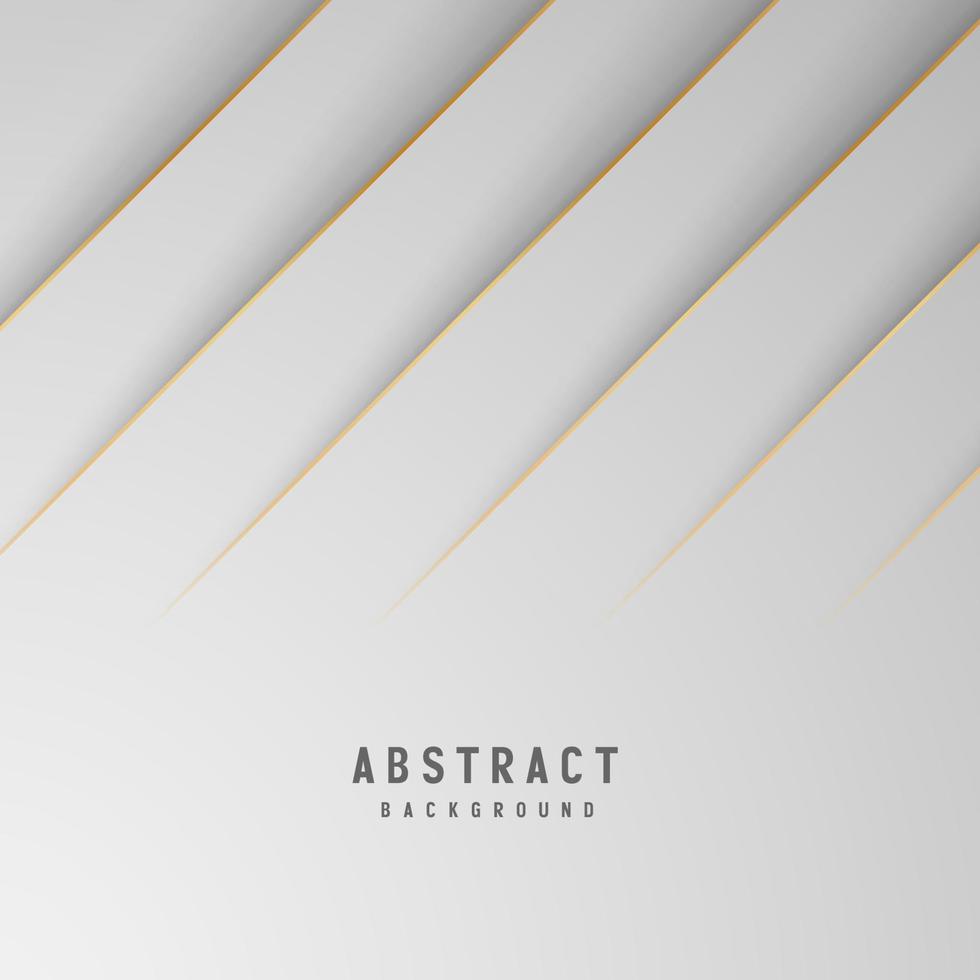 banner Abstract geometric white and gray color background vector illustration.