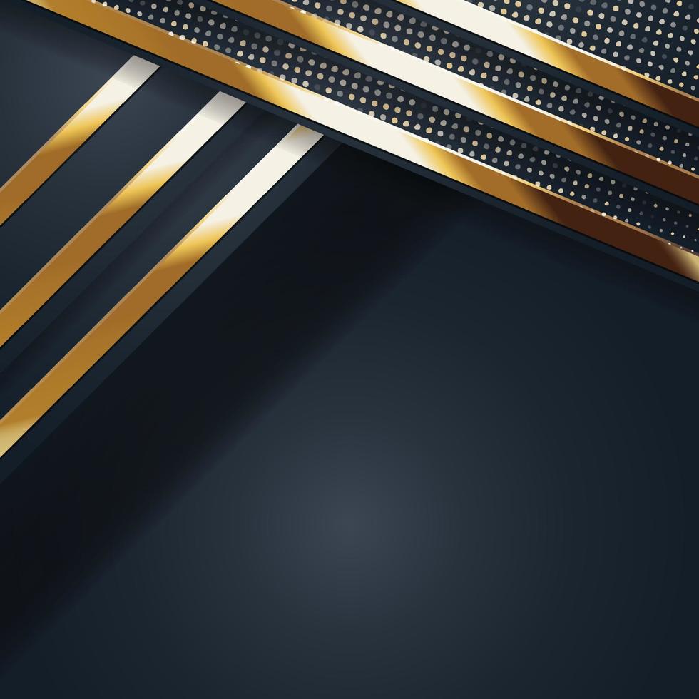 Tablero de fondo de vector abstracto de banner dorado para diseño de texto y mensaje moderno. ilustración vectorial