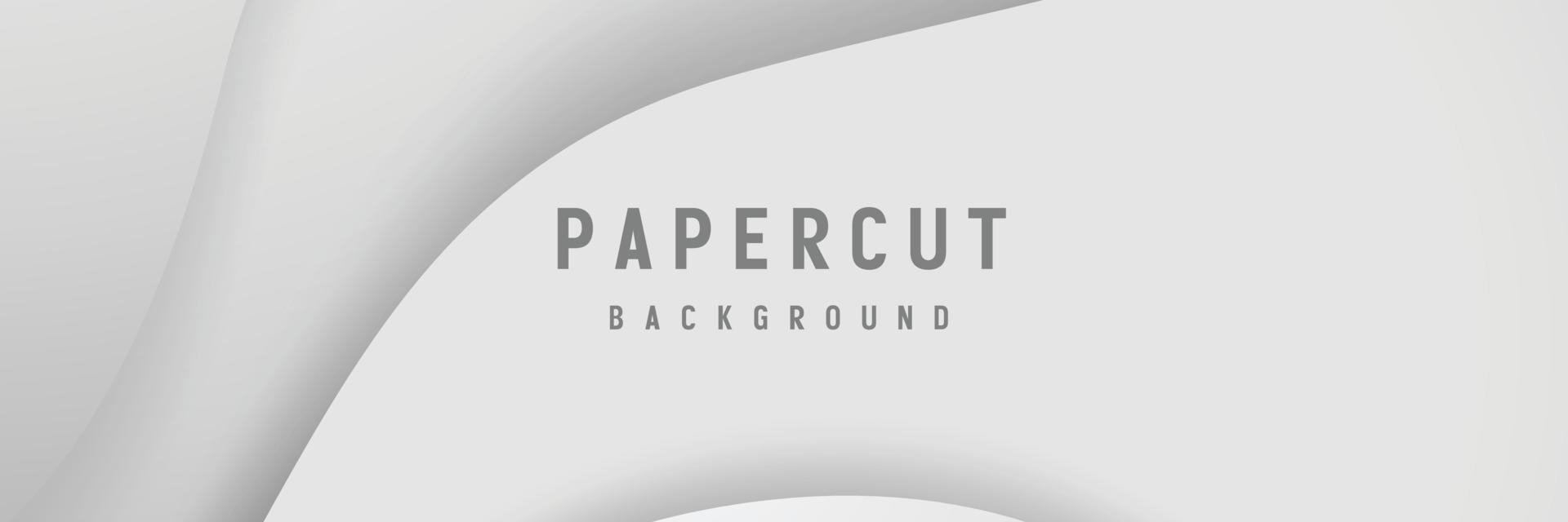 banner Abstract geometric white and gray color background vector illustration.