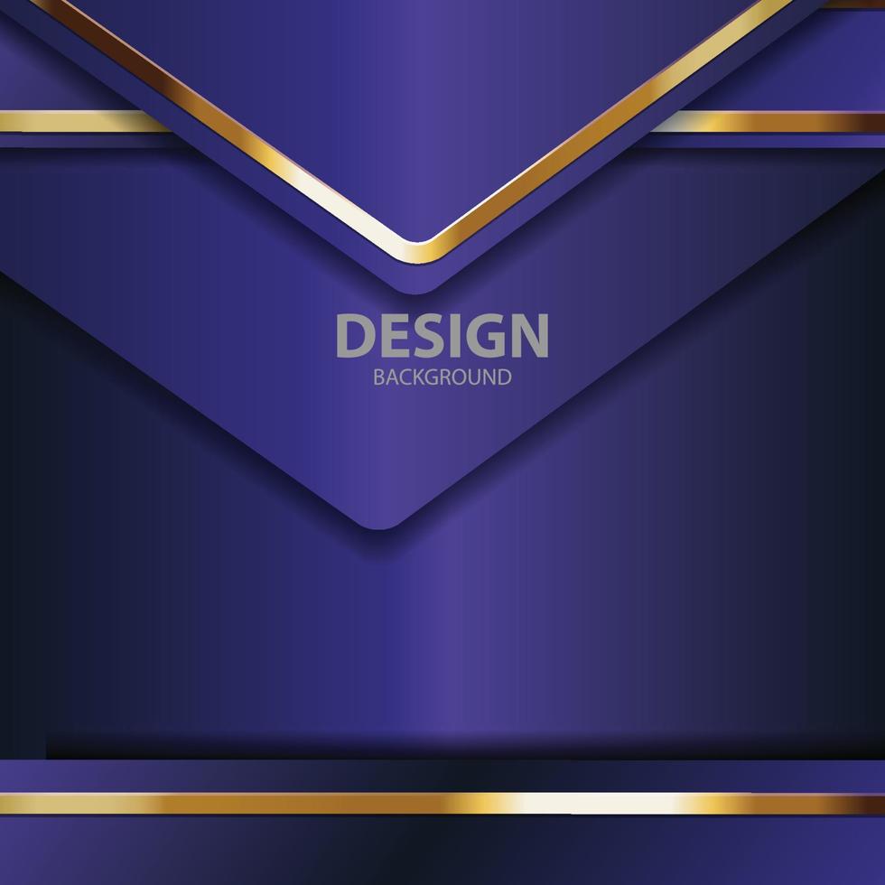 Tablero de fondo de vector abstracto de banner dorado para diseño de texto y mensaje moderno. ilustración vectorial