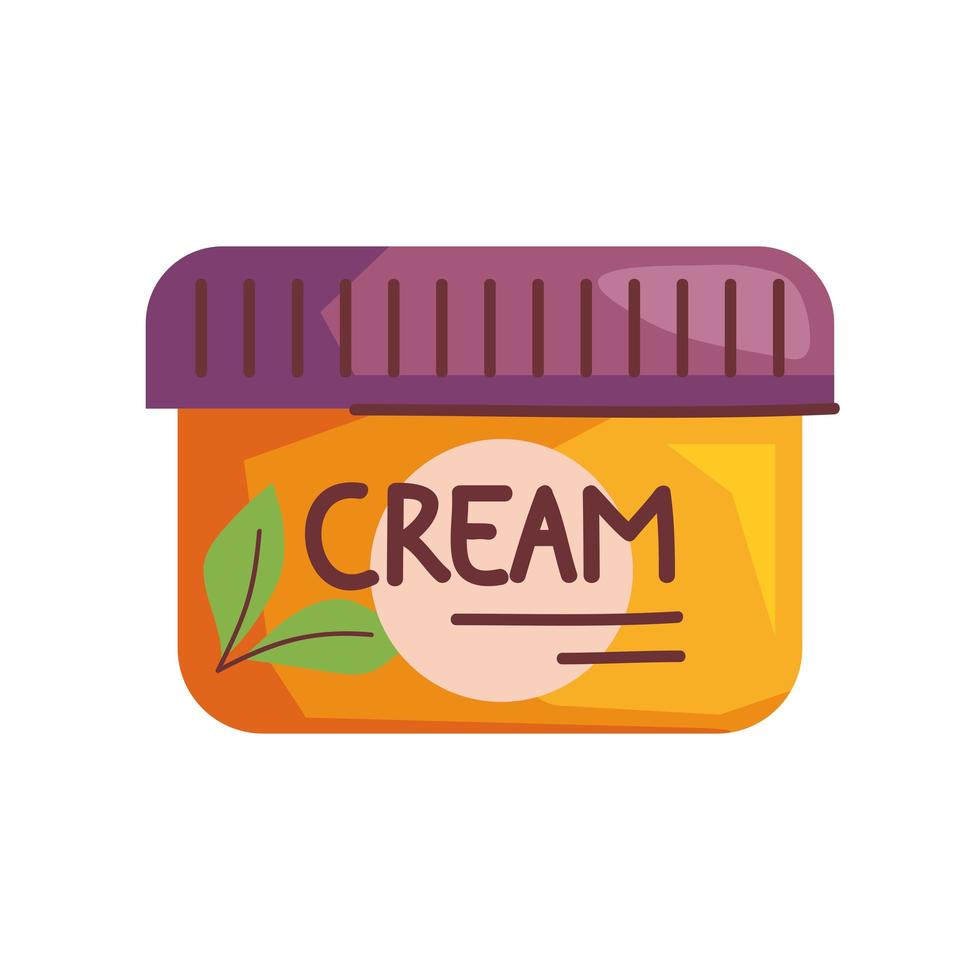 bottle of nature cream vector