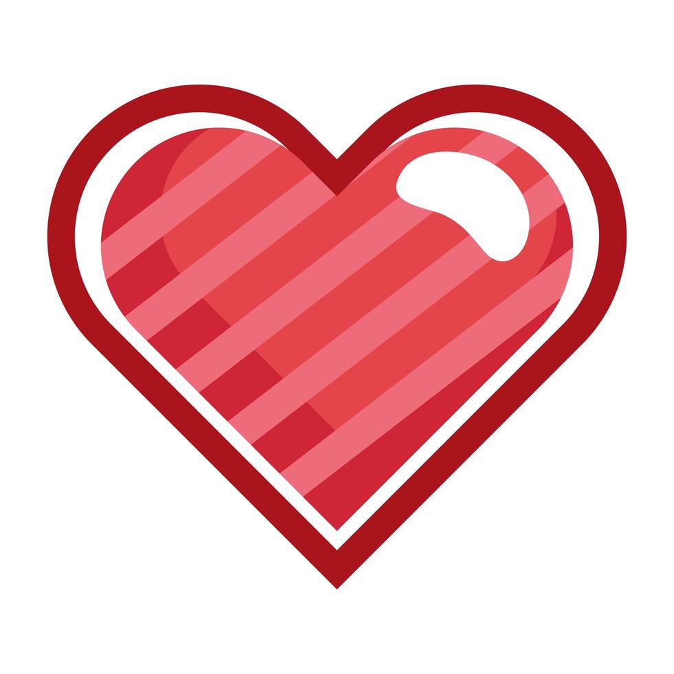 heart with frame vector