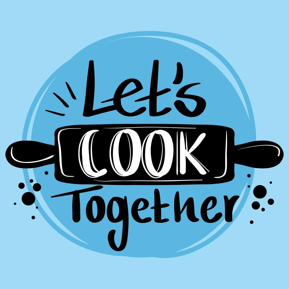 lets cook together label vector