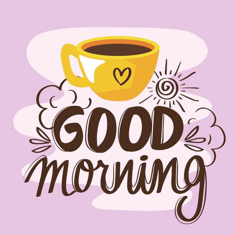 images of good morning with coffee