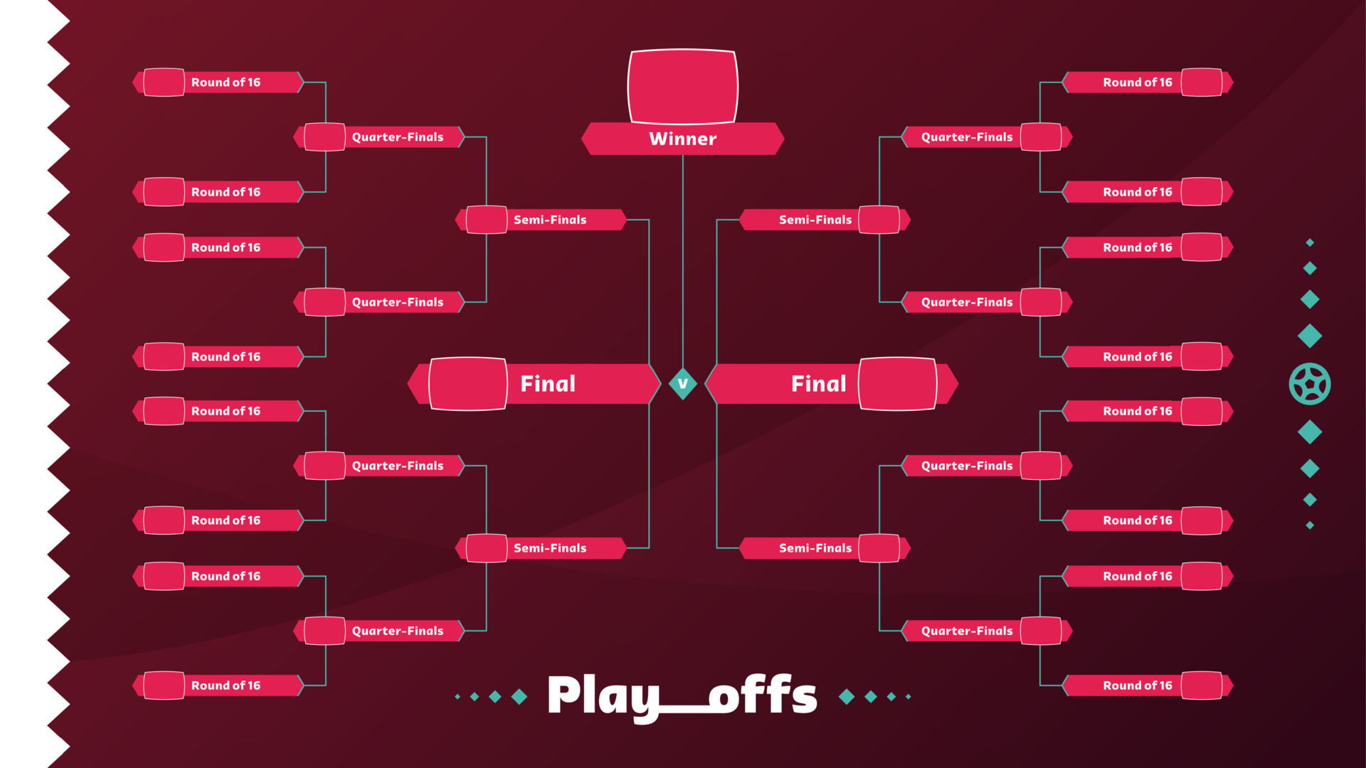 tournament quarter-finals of the championship table on sports with