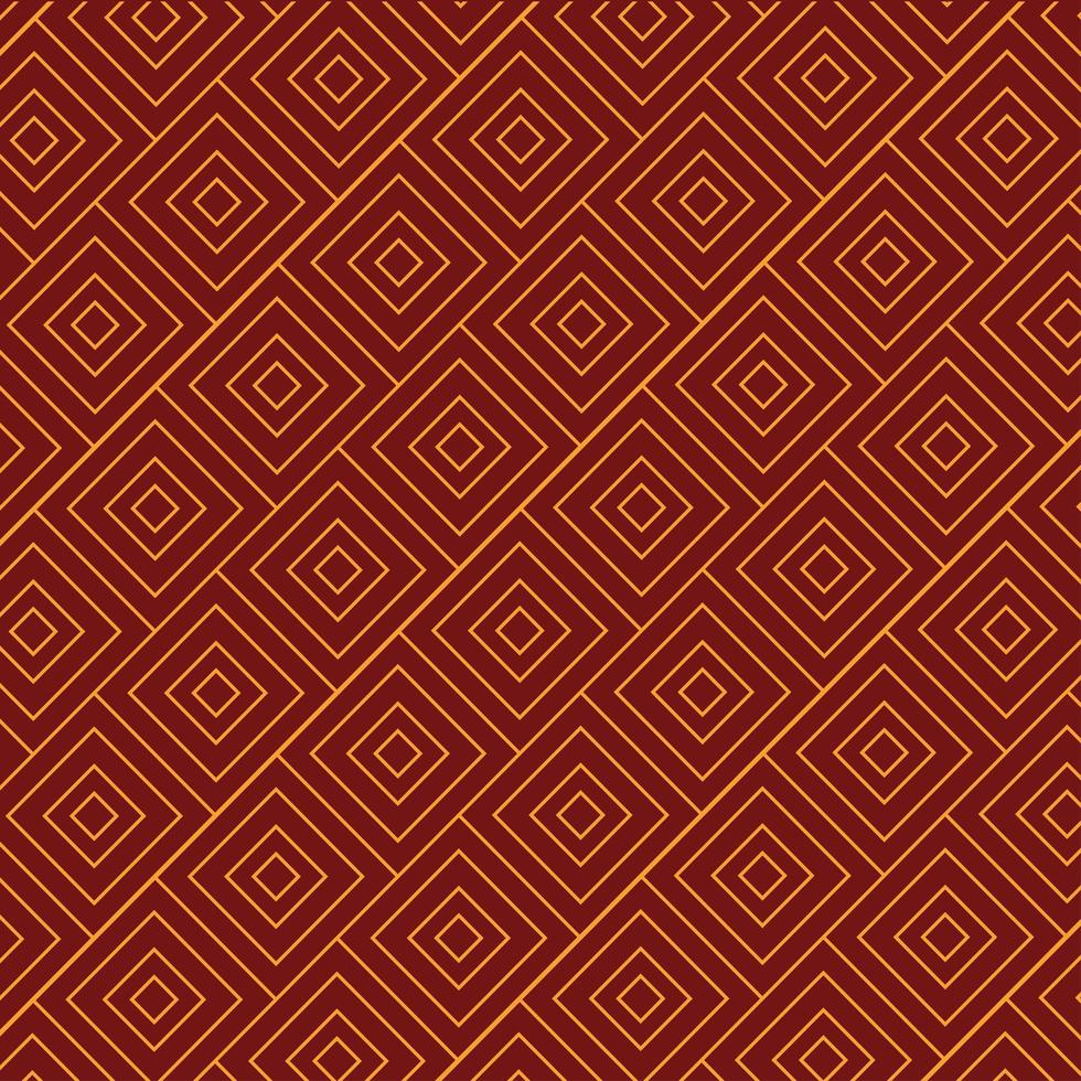 chinese golden rhombus pattern vector