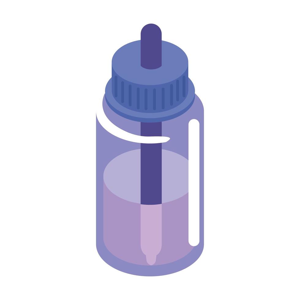 medical dropper isometric vector