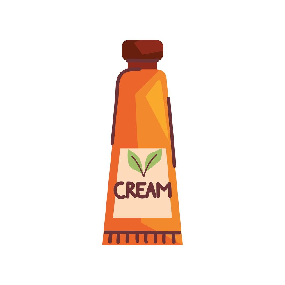 tubo de crema natural vector