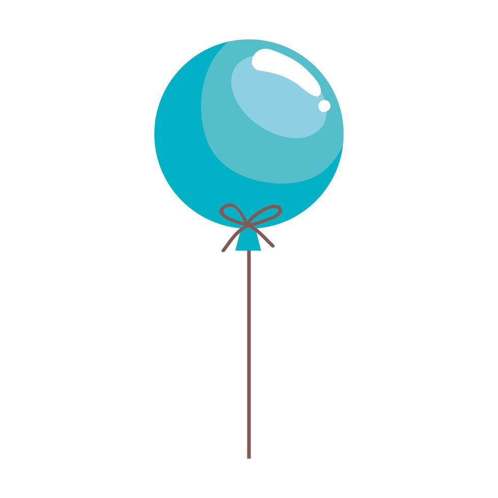blue balloon helium vector