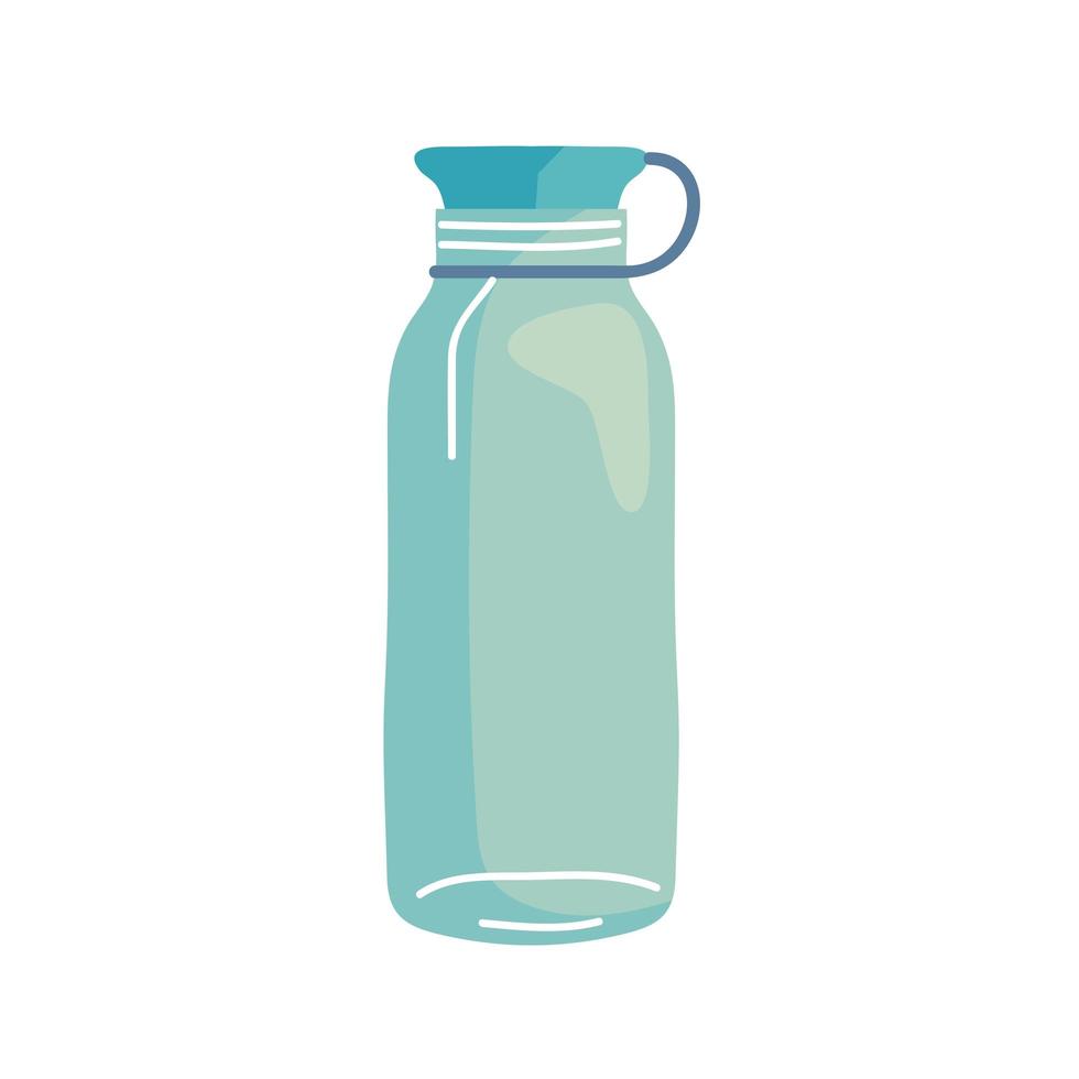 wazter thermos plastic vector
