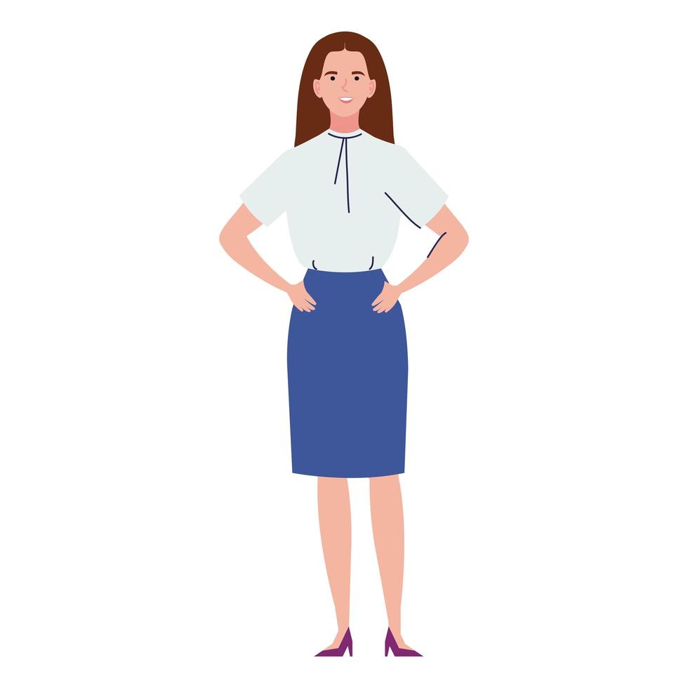 business woman happy 5177181 Vector Art at Vecteezy