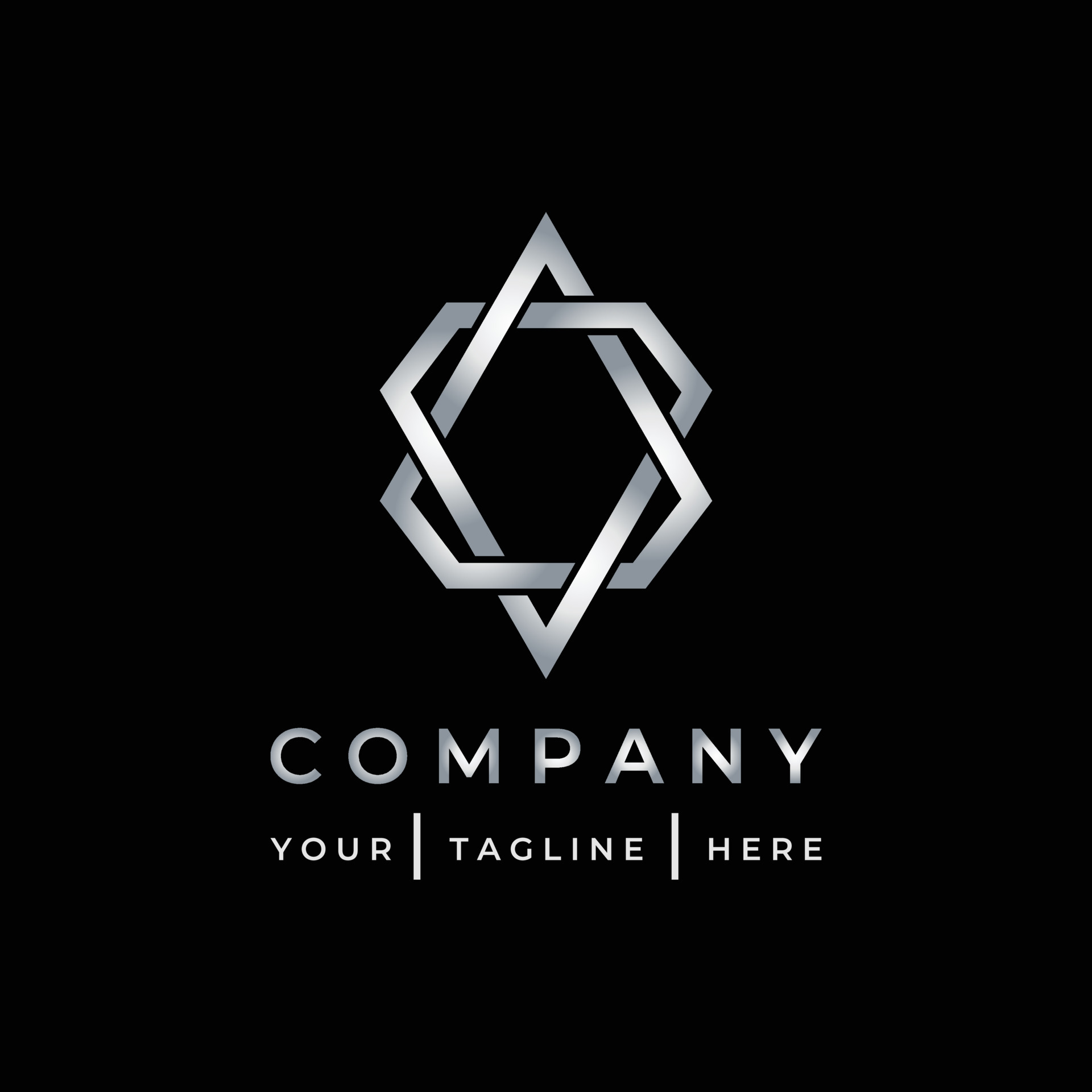 double diamond line logo design 5177329 Vector Art at Vecteezy