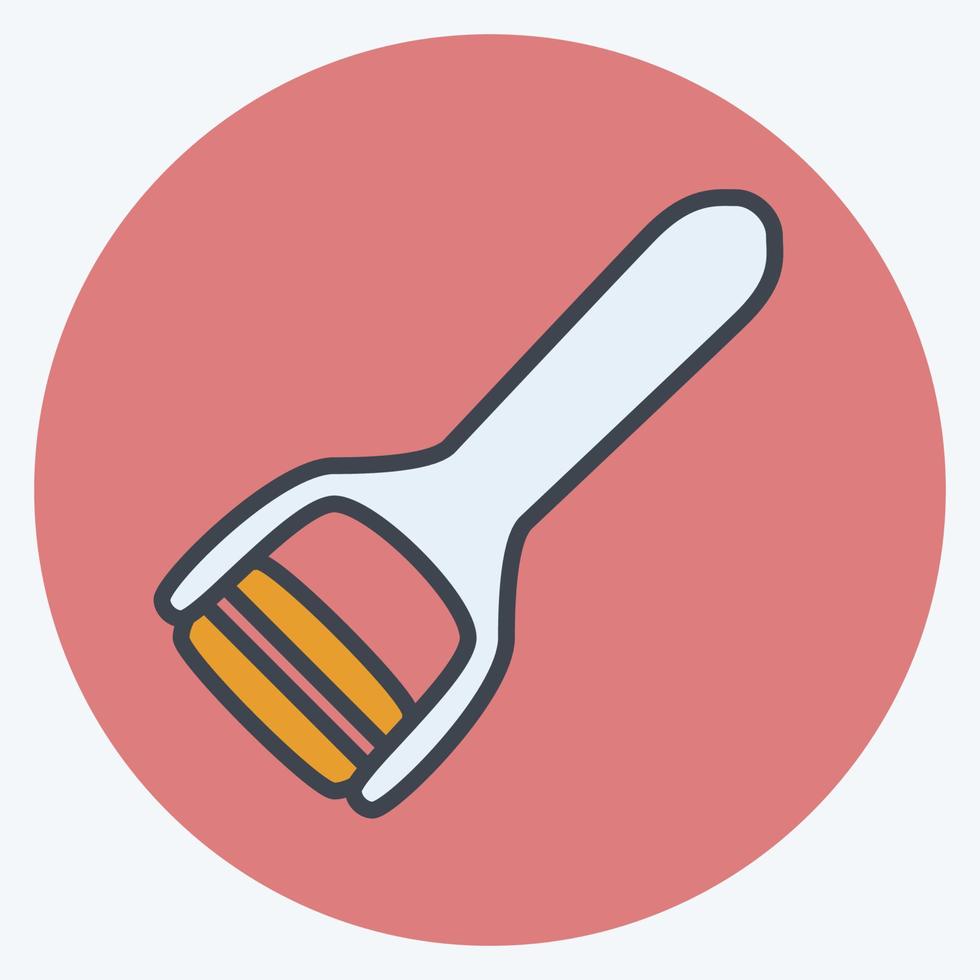 Icon Peeler - Color Mate Style - Simple illustration,Editable stroke vector