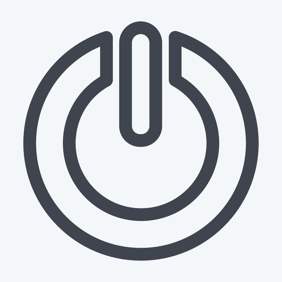 Icon Power - Line Style.eps vector