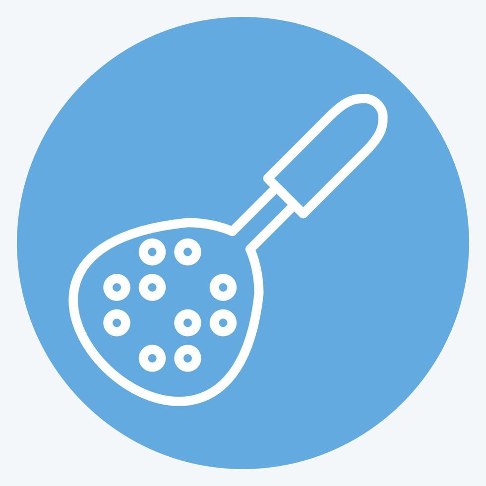 Icon Skimmer - Blue Eyes Style - Simple illustration,Editable stroke vector