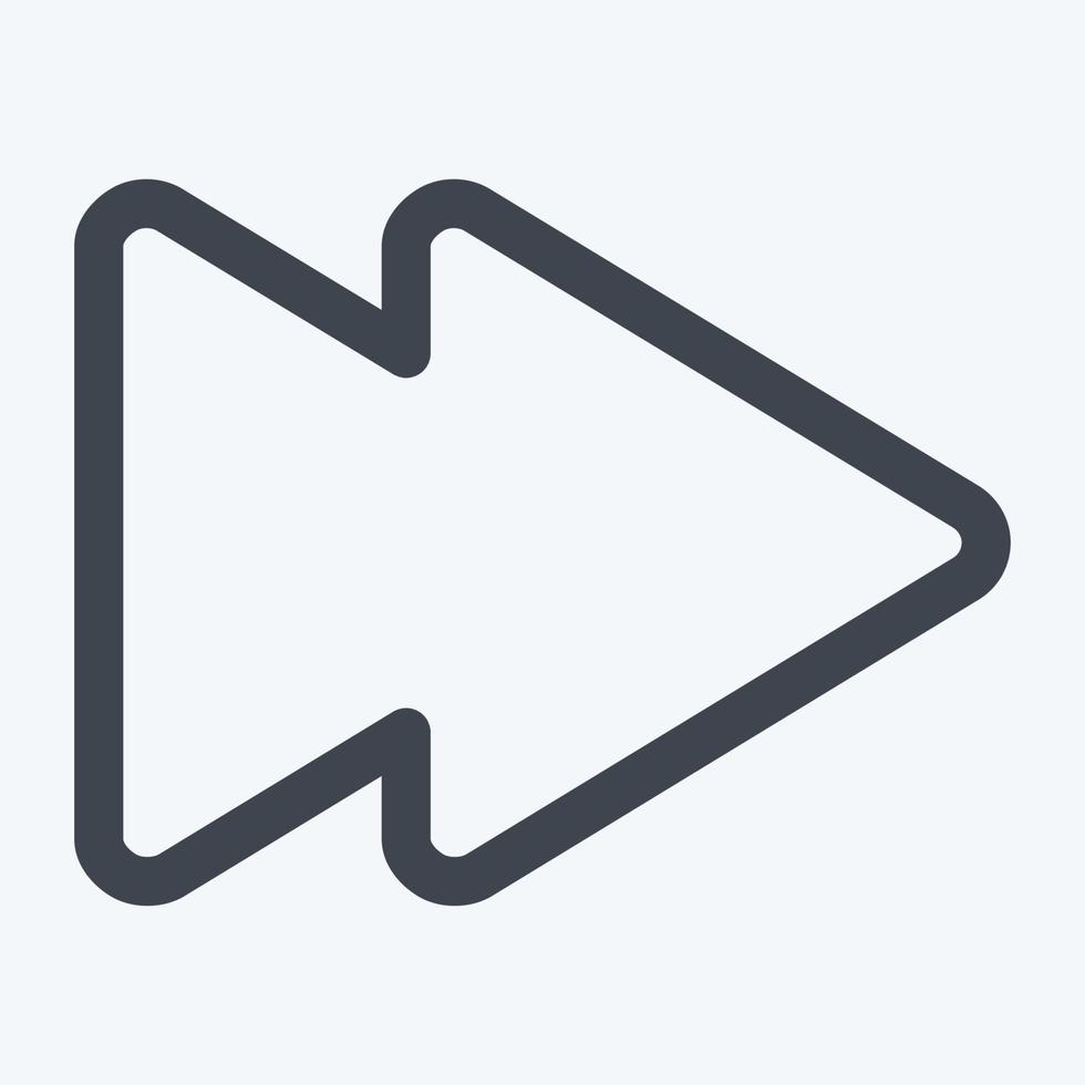 Icon Next - Line Style.eps vector