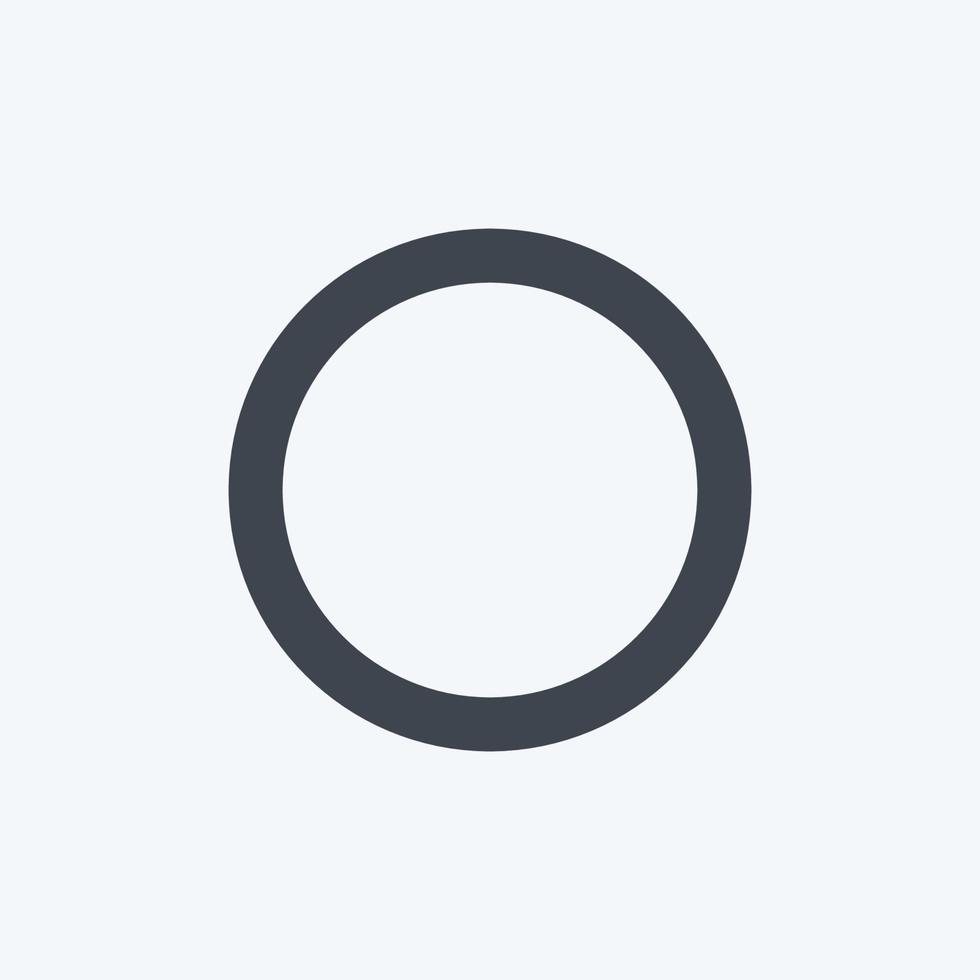 Icon Record - Line Style.eps vector