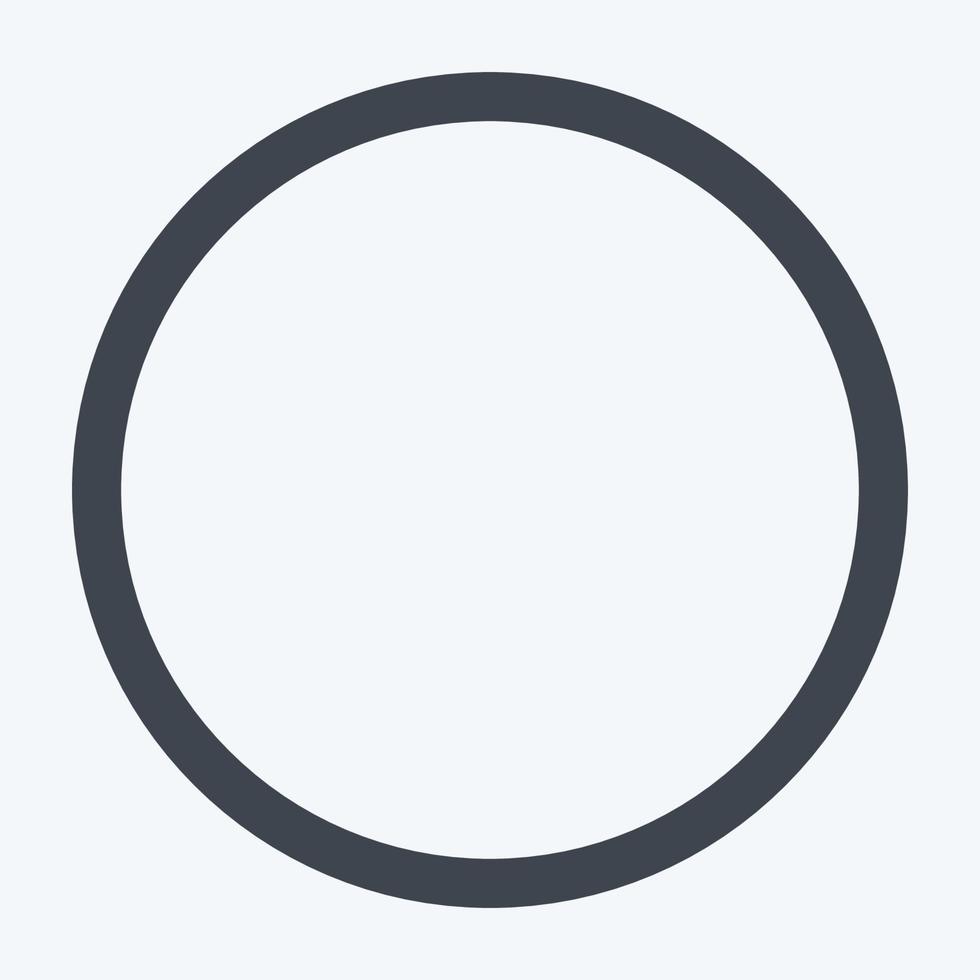 Icon Full Moon - Color Mate Style vector