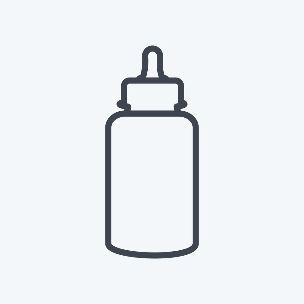 Icon Feeder 1 - Line Style - Simple illustration vector