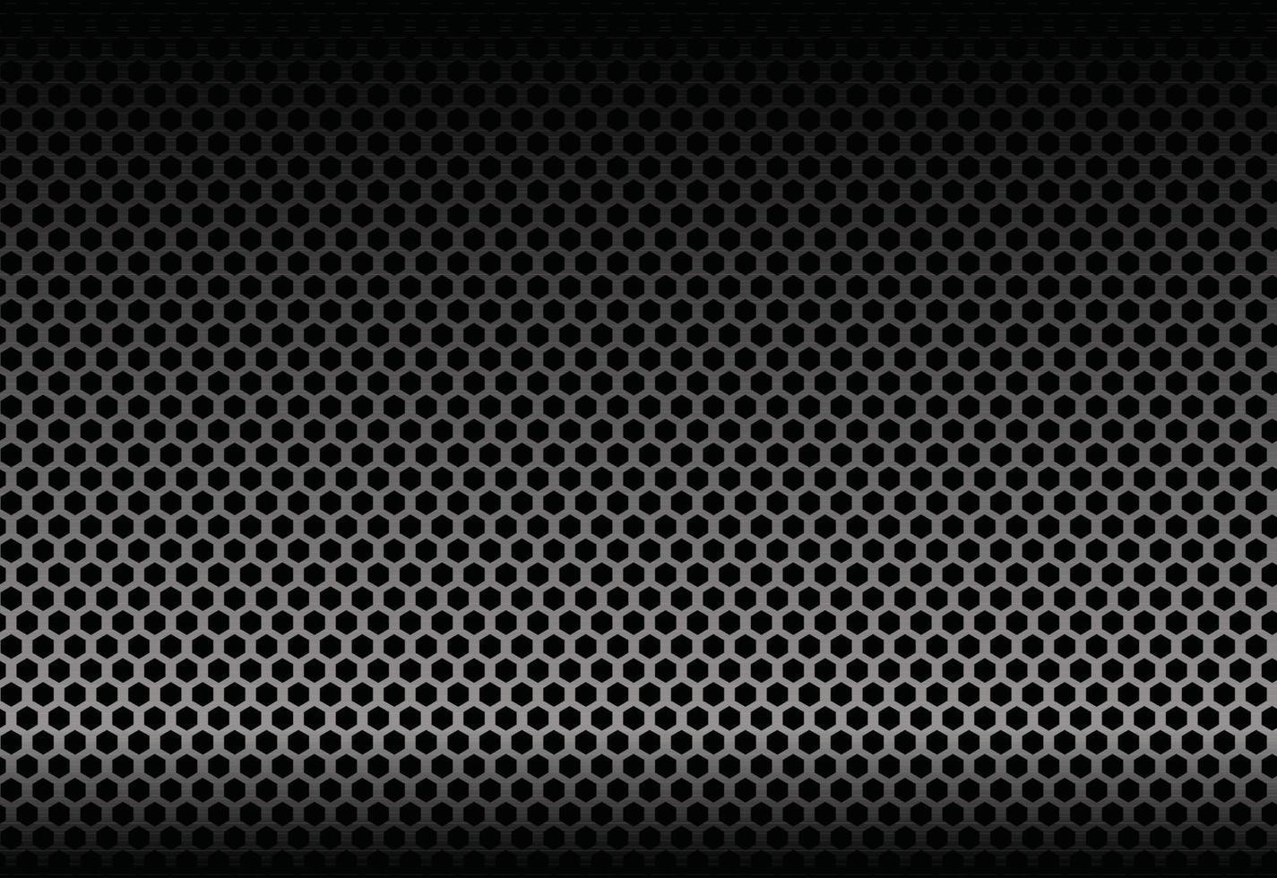 fondo de acero de textura de metal negro. chapa perforada. ilustración vectorial vector