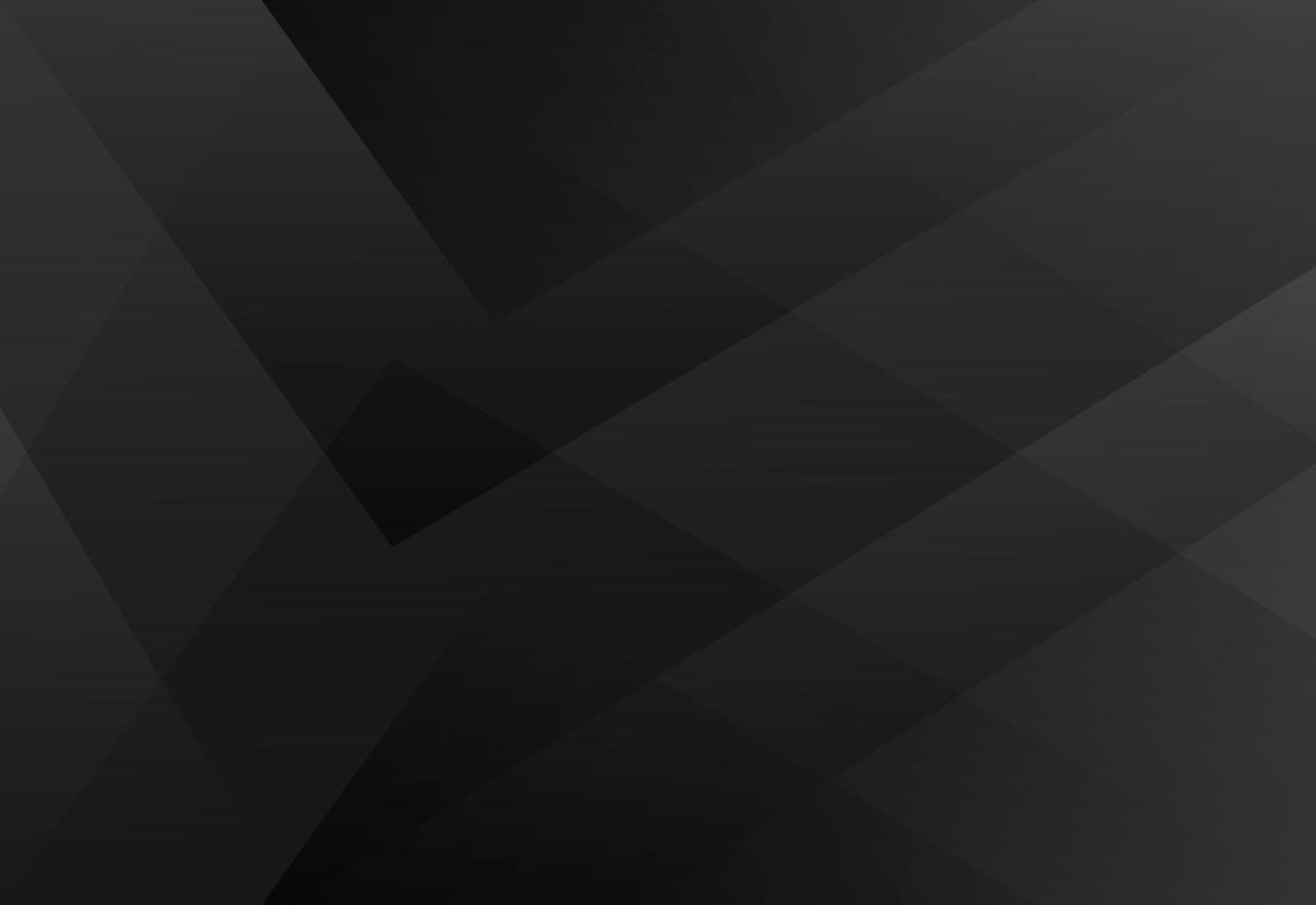 Dark Black glossy abstract background. Colorful illustration in abstract style with gradient. A completely new template for your business design. vector