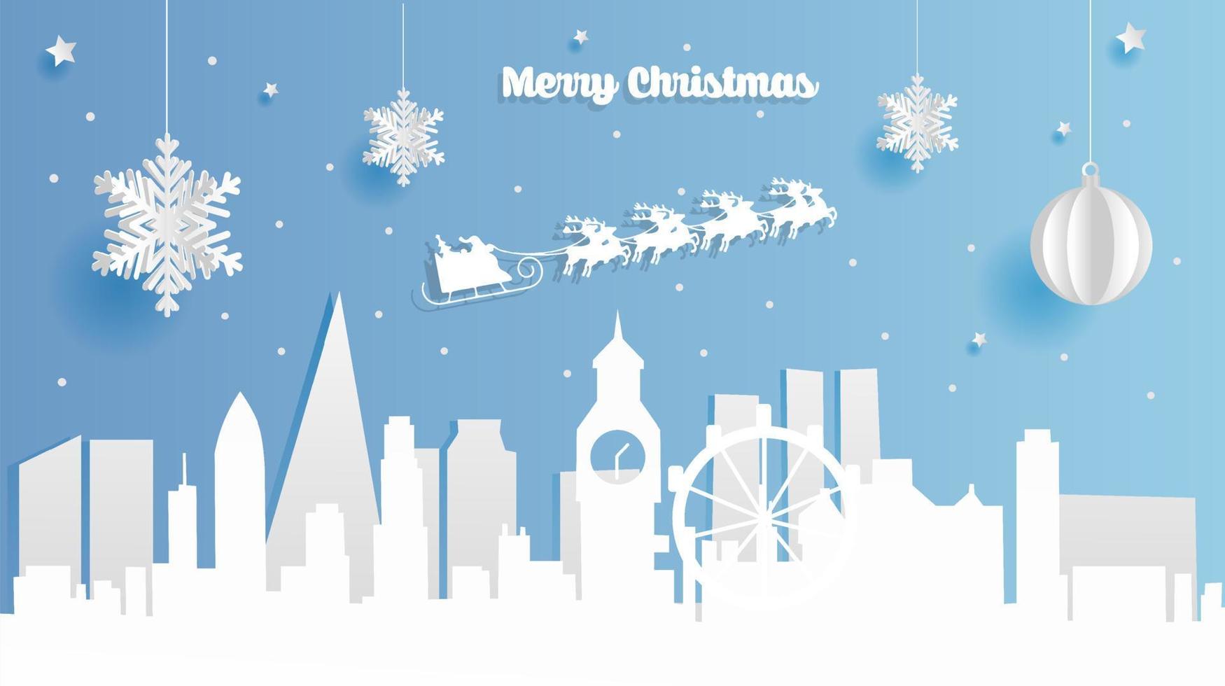 Christmas snowy winter background design. White falling snowflakes, abstract landscape. Cold weather effect. Magic nature fantasy snowfall texture decoration. Vector illustration