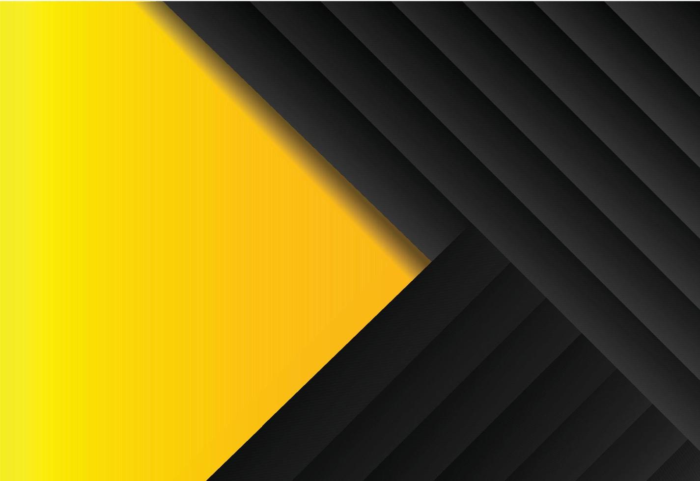 Black and yellow abstrack creative background vector