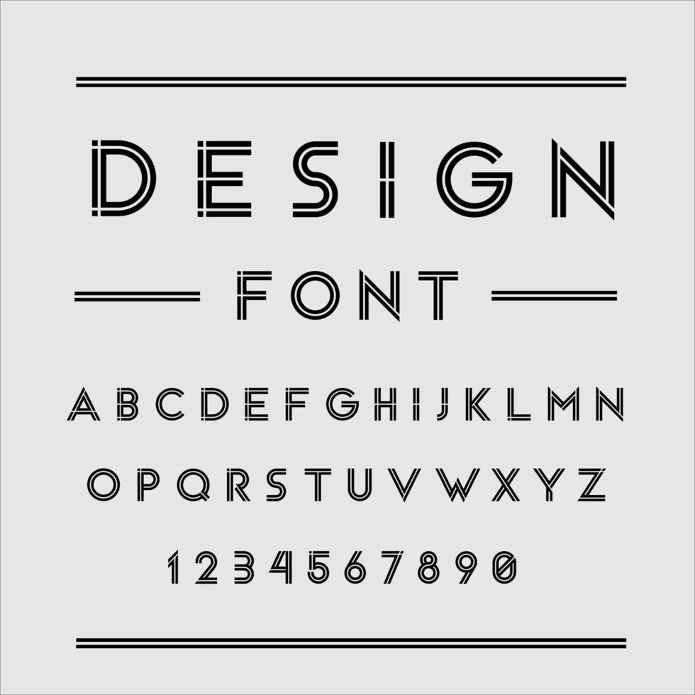 logo design vector font