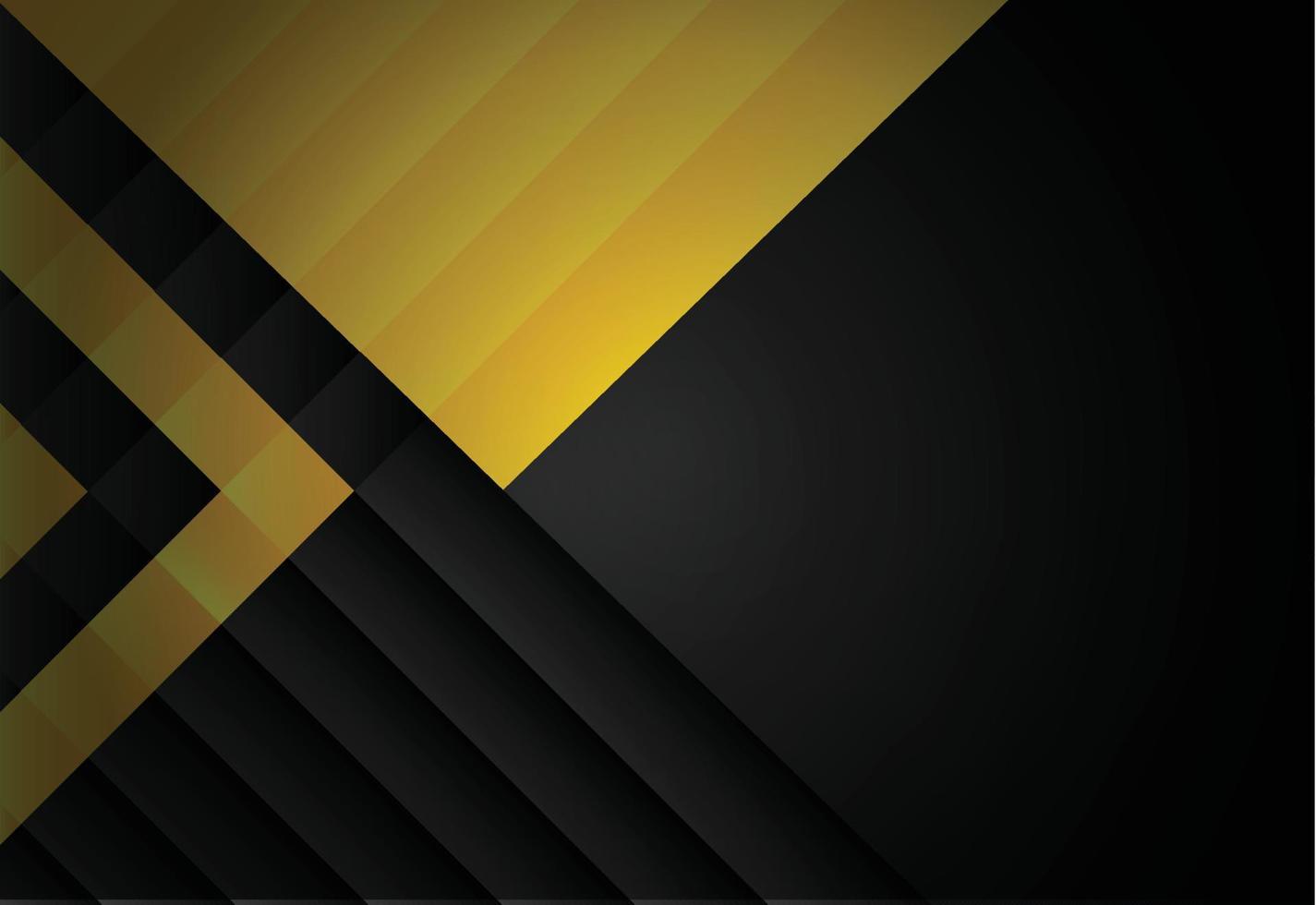 Black and yellow abstrack creative background vector