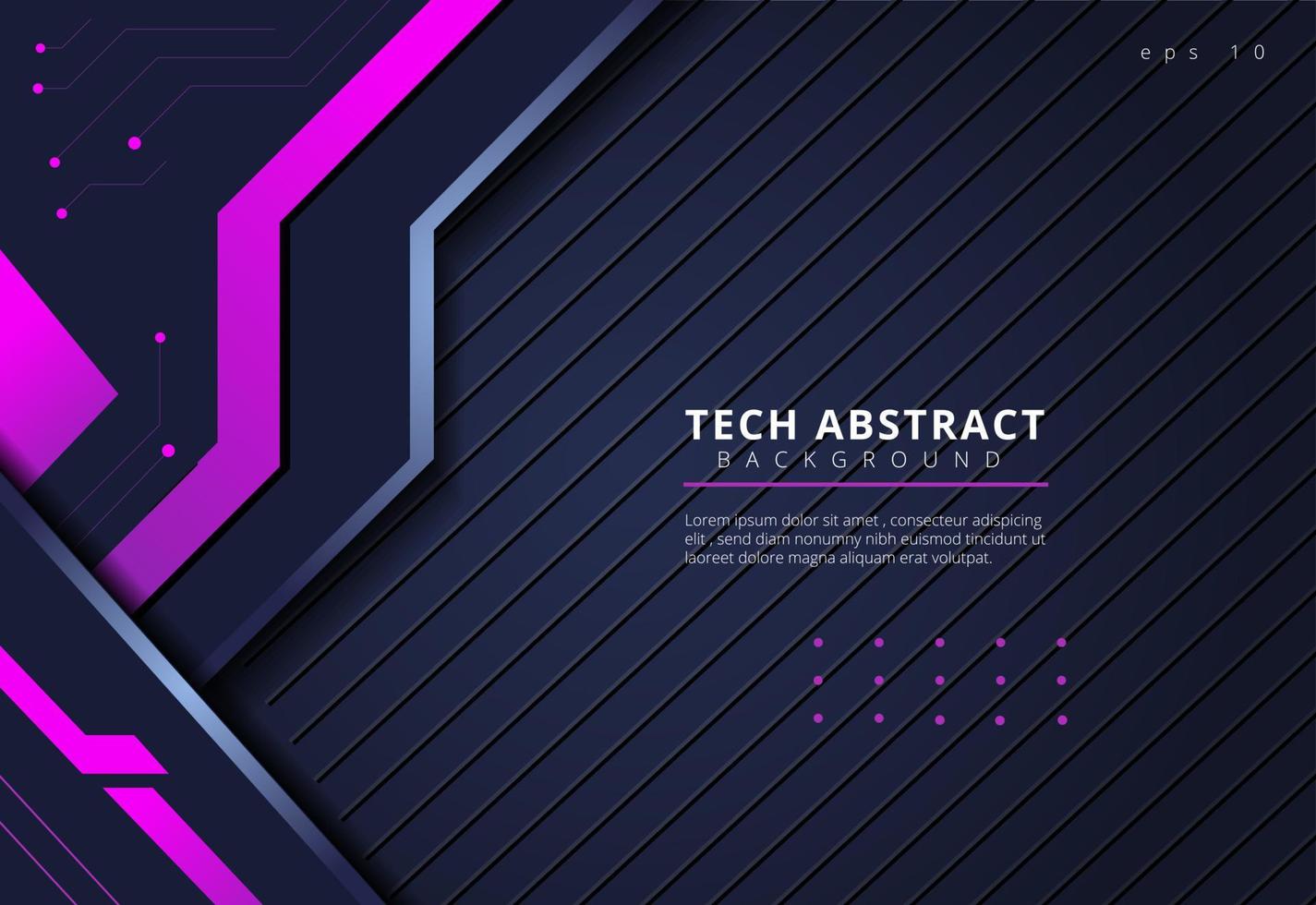 fondo de línea geométrica abstracta para la página de destino y el sitio web. gradación de formas dinámicas coloridas. 10 pasos vectoriales vector