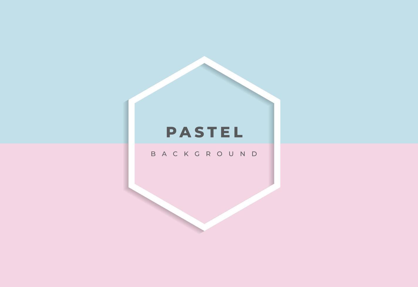 fondo pastel de color azul y rosa. ilustración vectorial vector