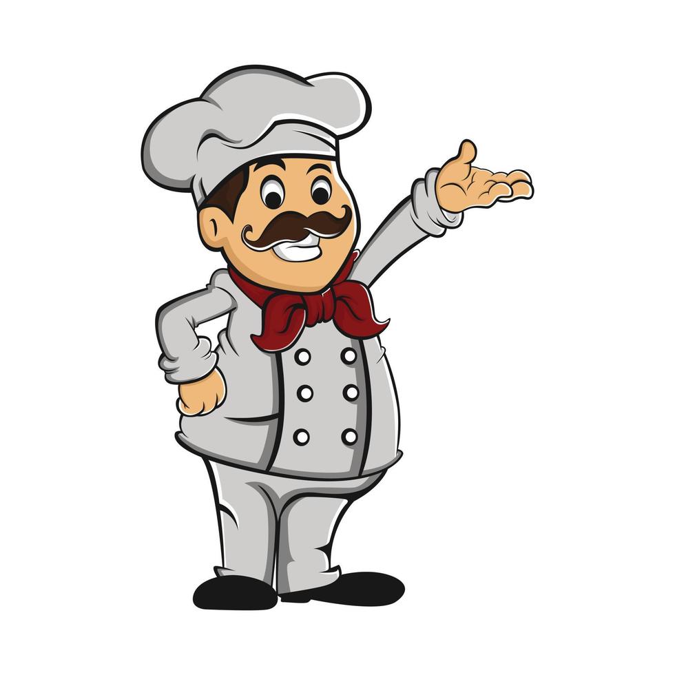 Professional chef's creative vector