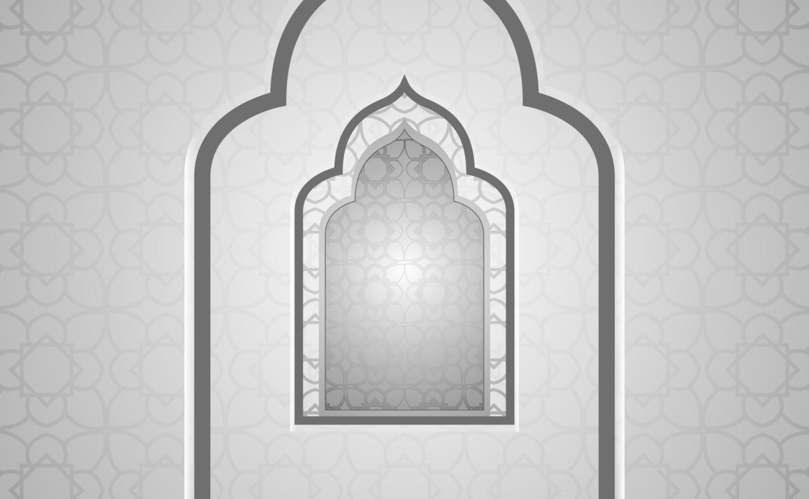 Ramadan-themed background in Islamic power vector