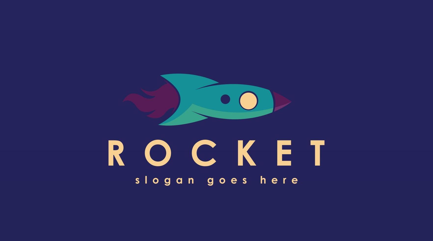 Retro Rocket Logo Design Concept Vector 5179438 Vector Art at Vecteezy