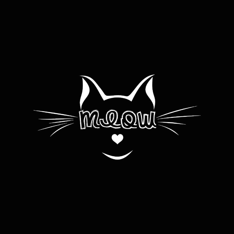 Cat T Shirt Design vector