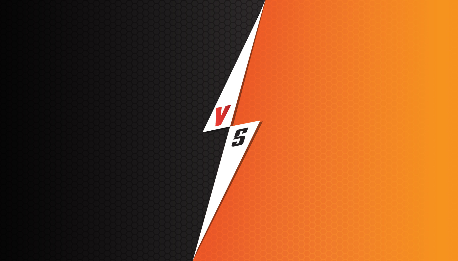 Orange Versus vs background for battle sport game. Sport background 5179603  Vector Art at Vecteezy