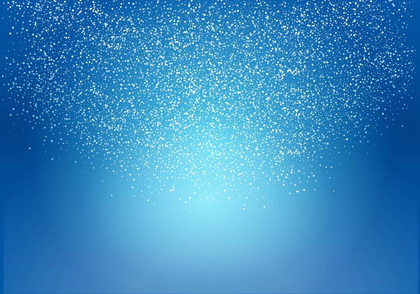 fondo azul con nieve. fondo de invierno vector