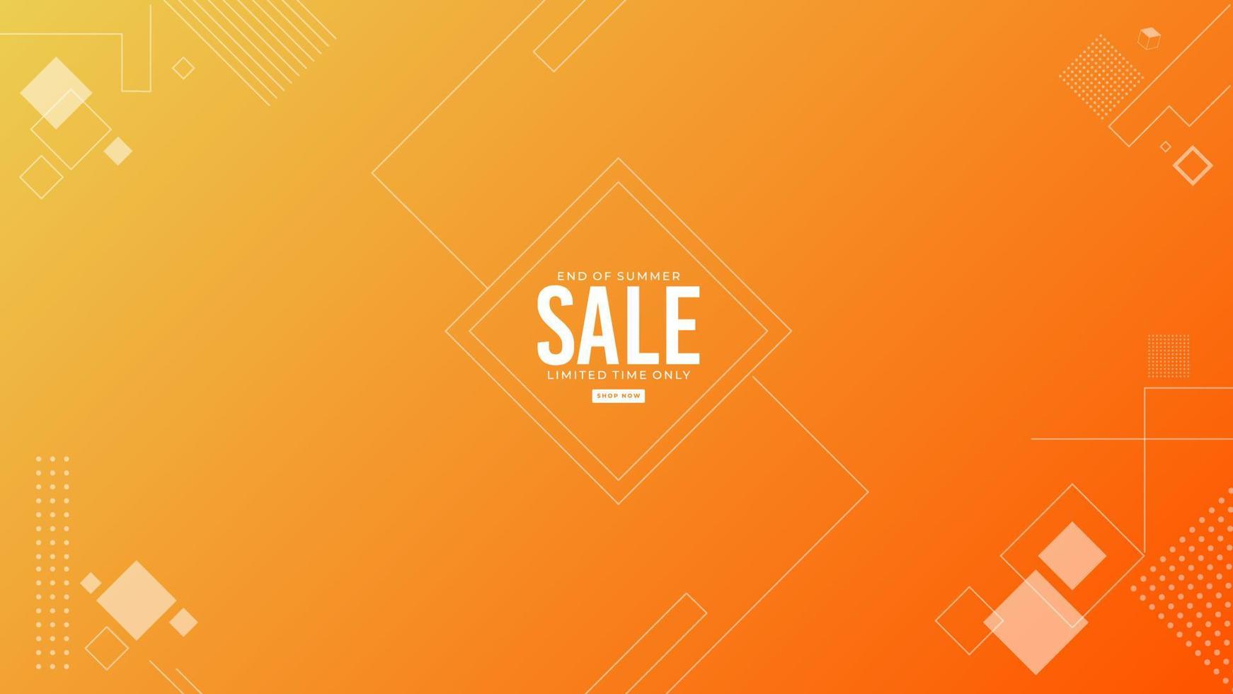 Modern Promotion Sale Banner Template. Sale background vector illustration