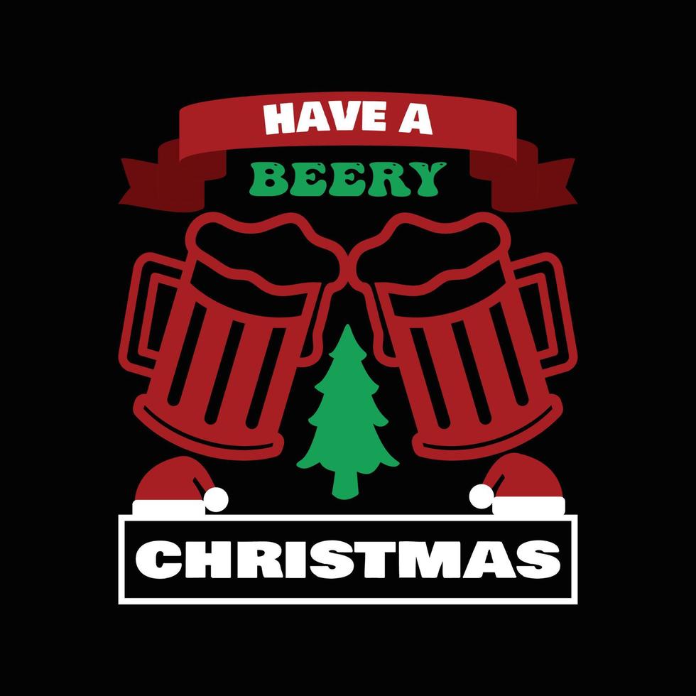 Christmas Day T Shirt Design vector