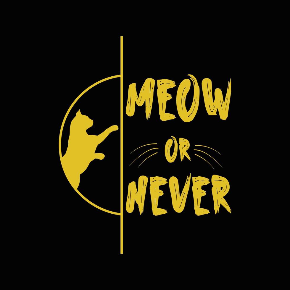 Cat T Shirt Design vector