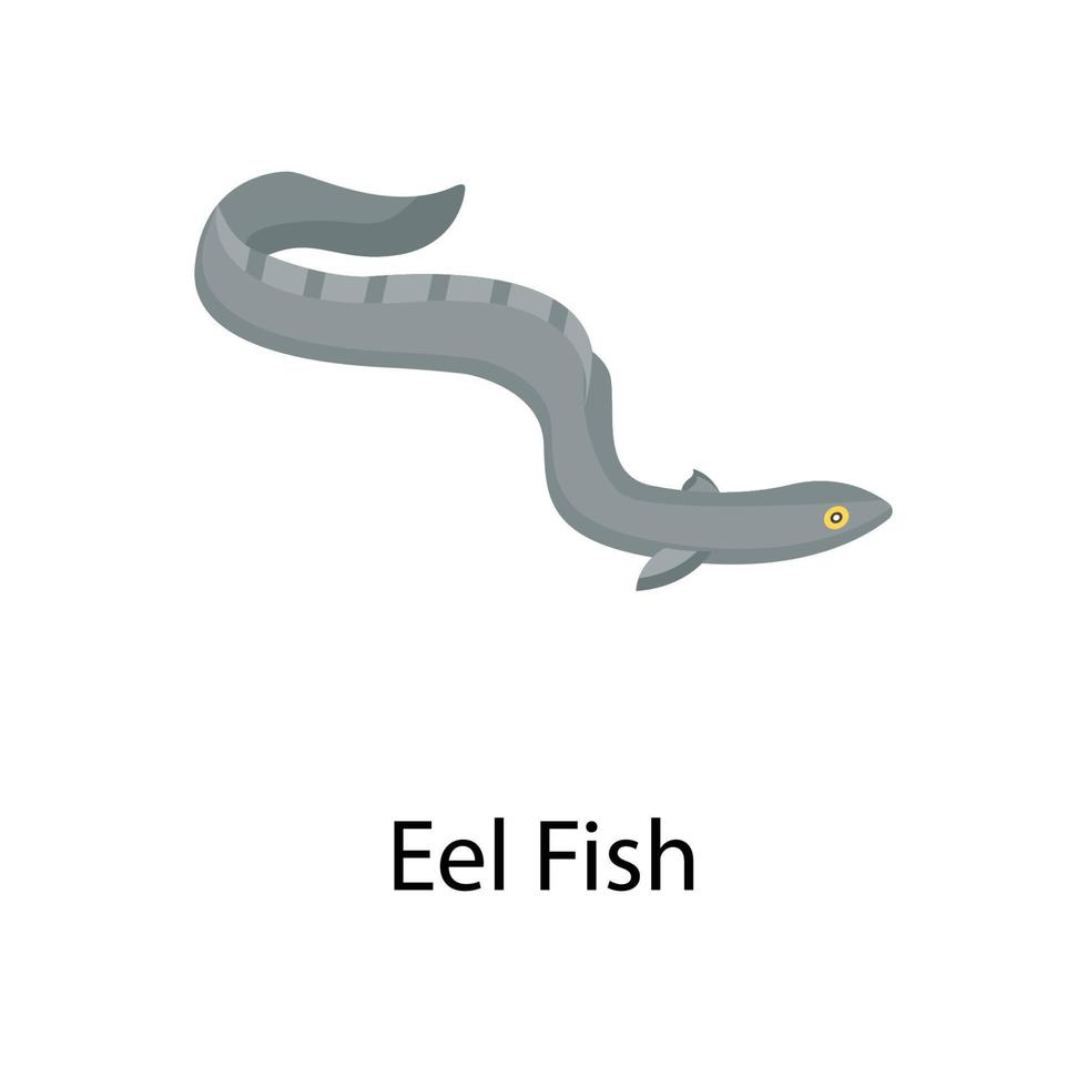 Eel Fish Concepts vector