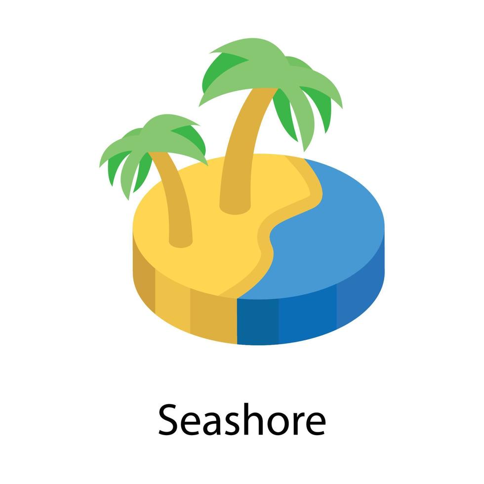 Trendy Seashore Concepts vector