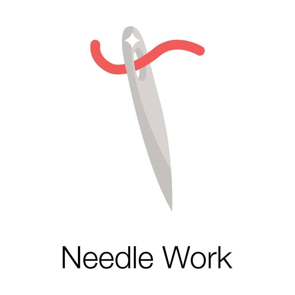 Trendy Needlework Concepts vector