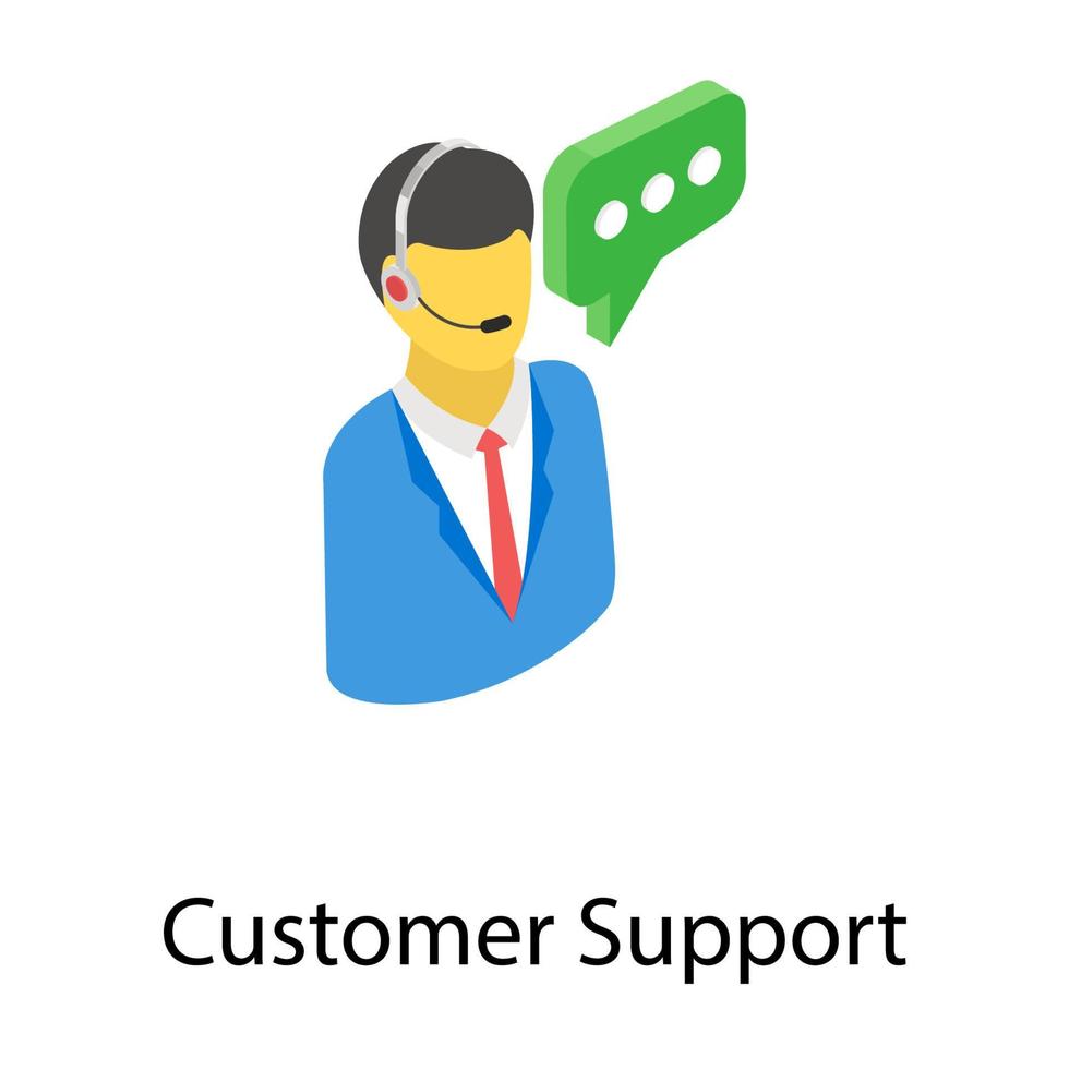 Customer Support Concepts vector
